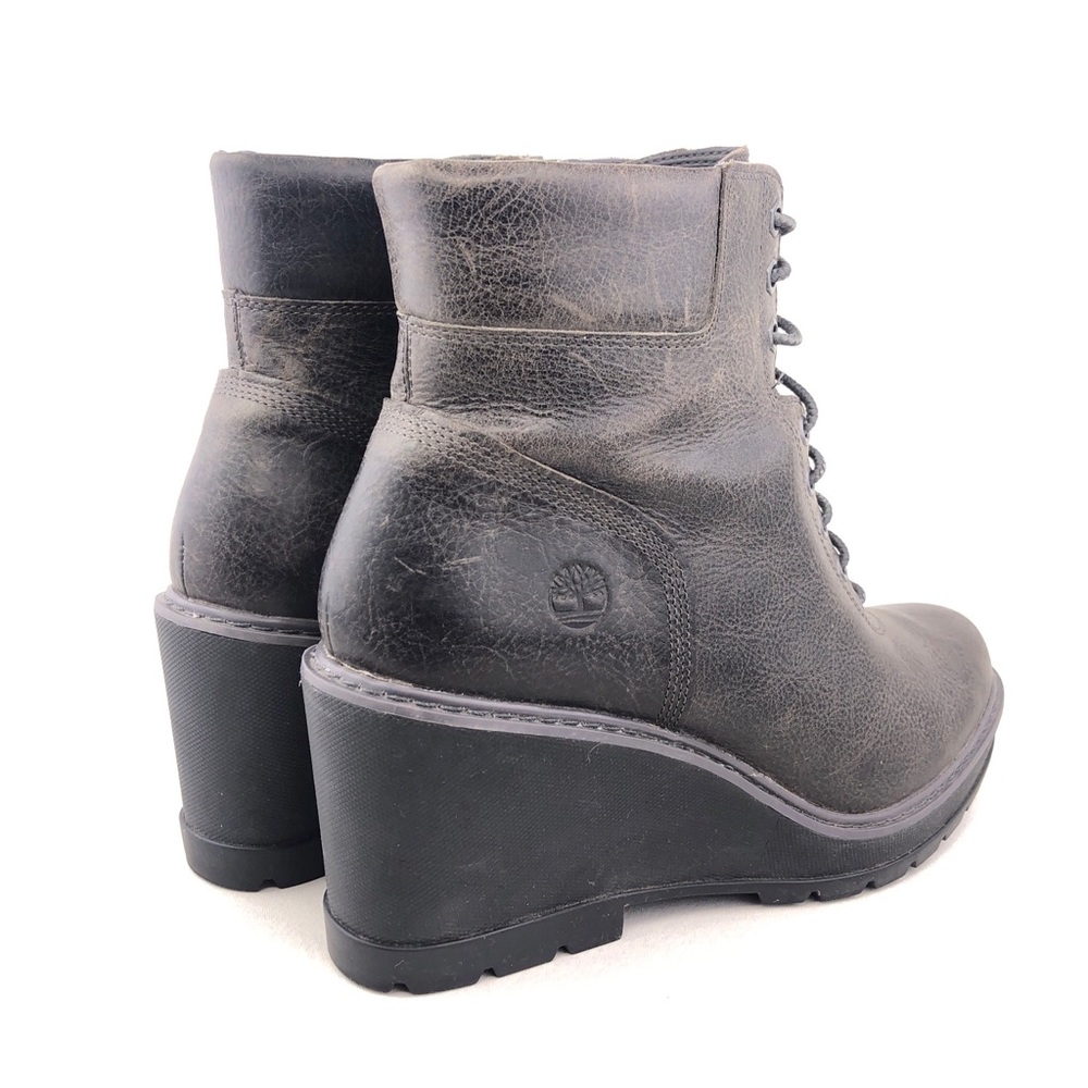Timberland Kellis Leather Wedge Ankle Boots 9 - Picture 5 of 12